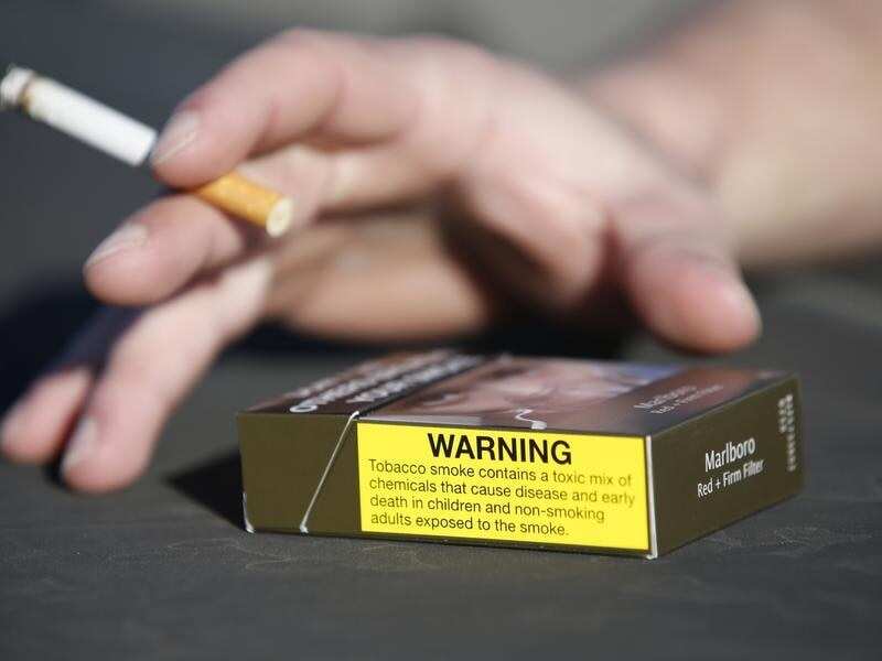 a cigarette packet