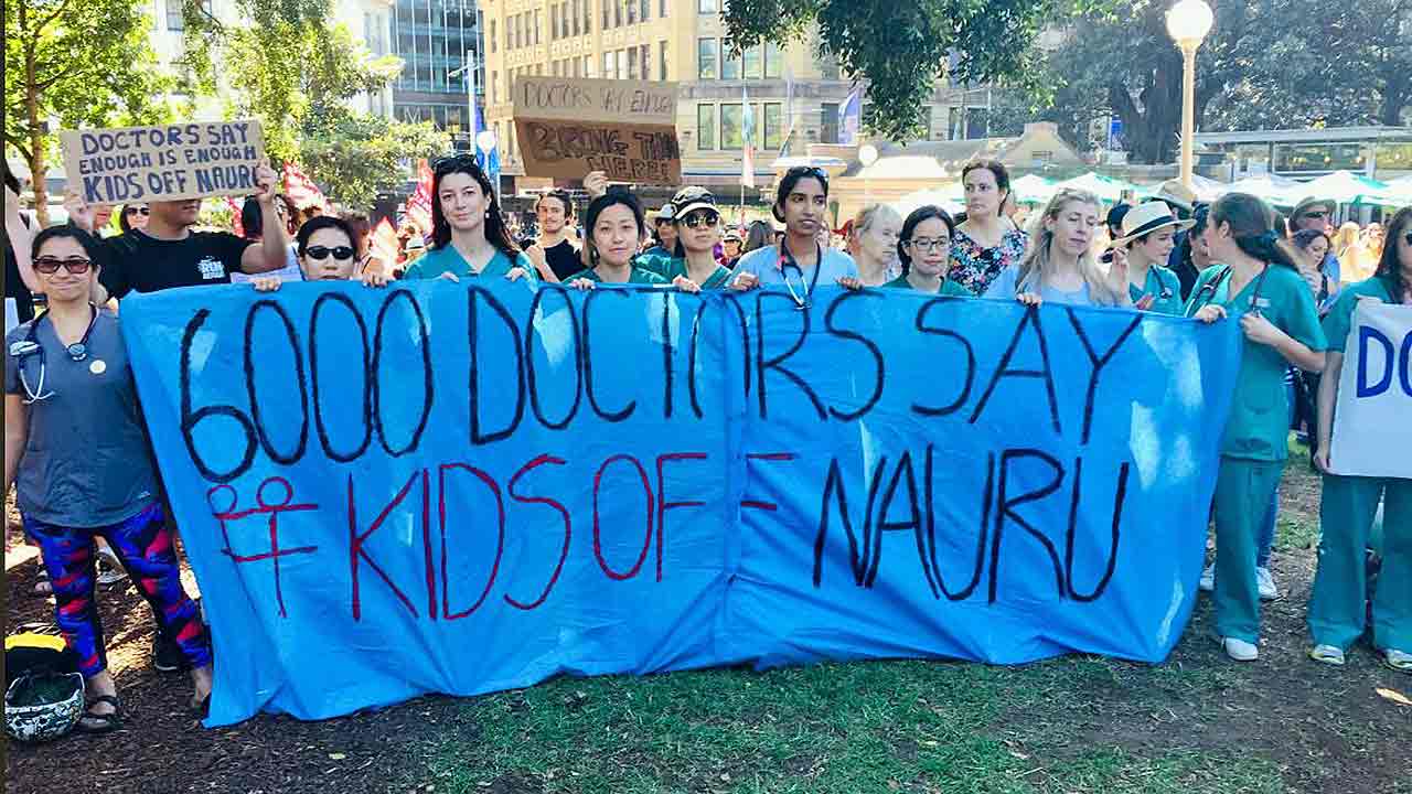 Doctors have been at the forefront of the campaign to  get refugee children and their families off Nauru and Manus.