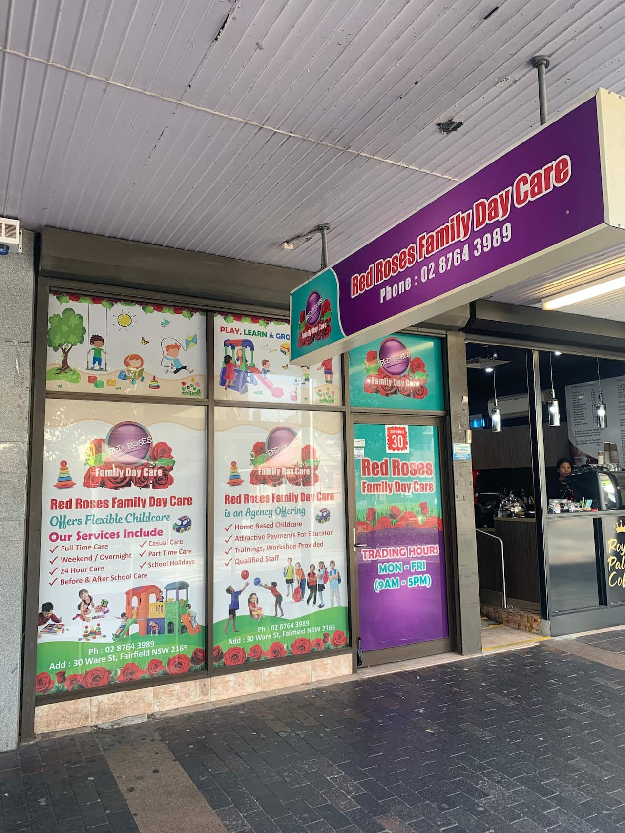 The Red Roses Family Day Care office.