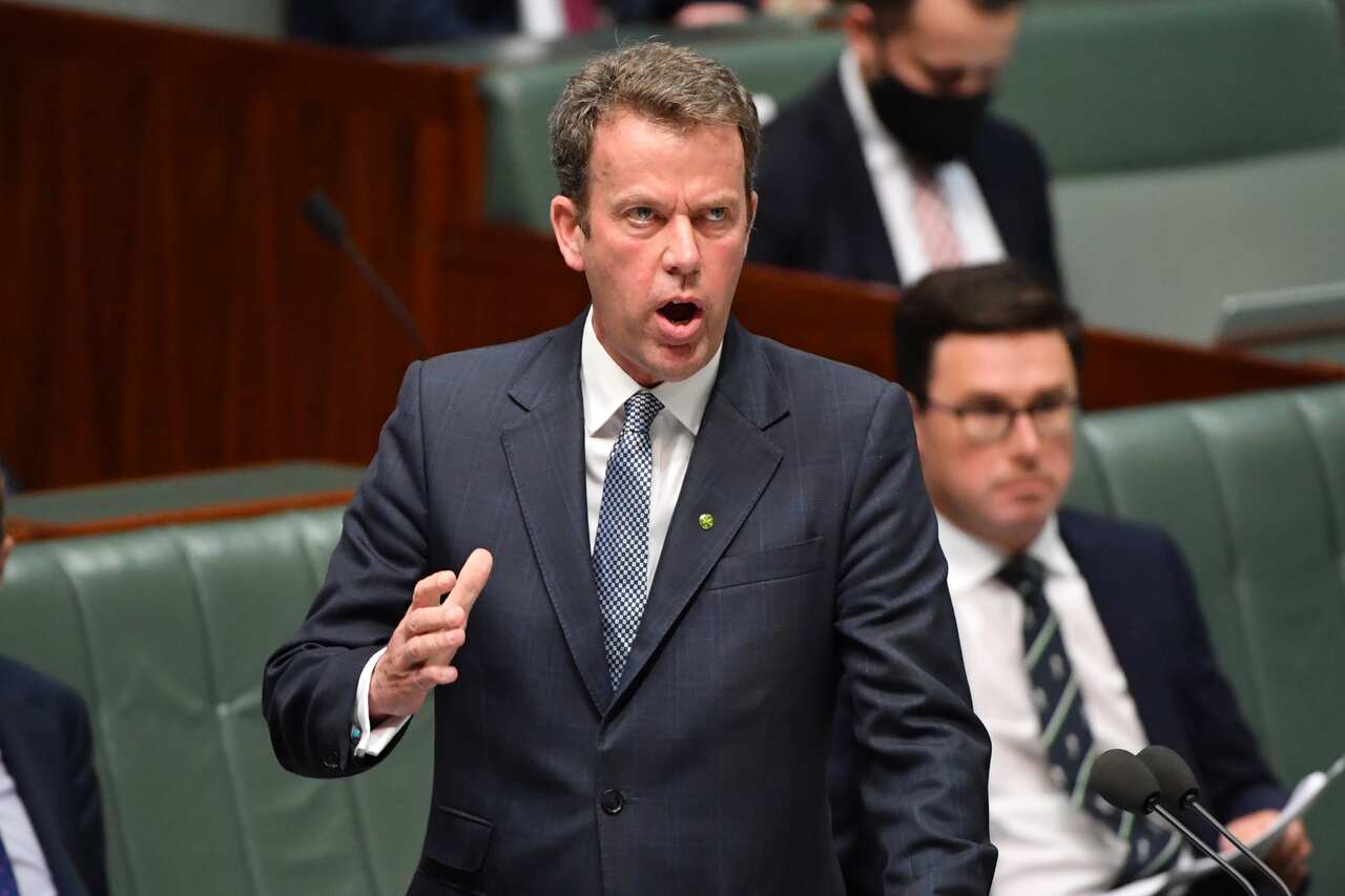 Minister for Education Dan Tehan during Question Time in Parliament House.