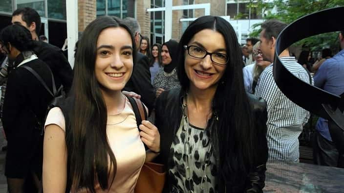 Olympia Nelson (L), Polixeni Papapetrou.