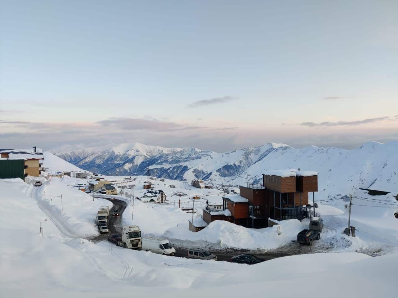 On the way from Russia to Georgia