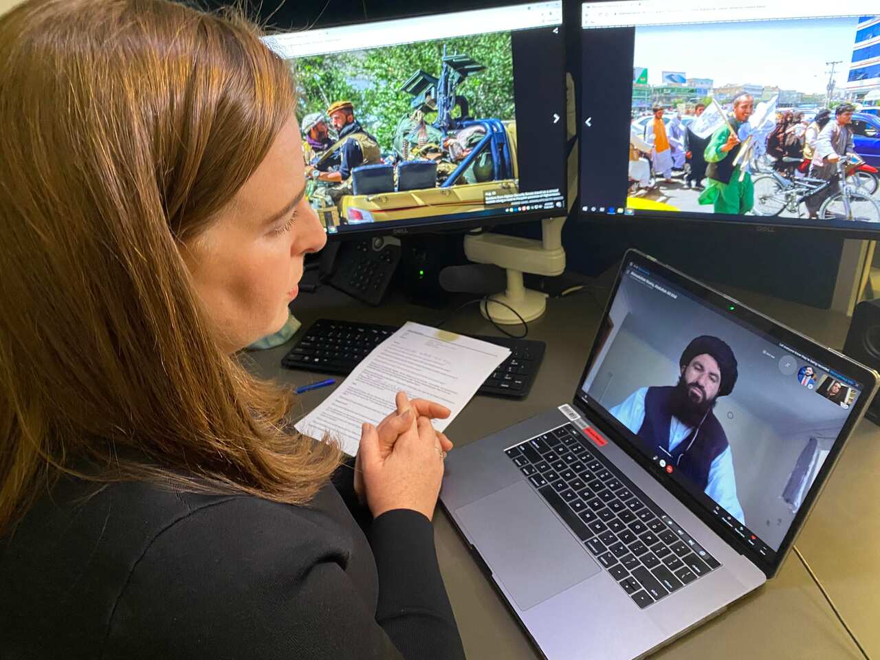 SBS News Chief Political Correspondent Anna Henderson speaks to the deputy head of the Taliban's cultural commission, Ahmadullah Wasiq.