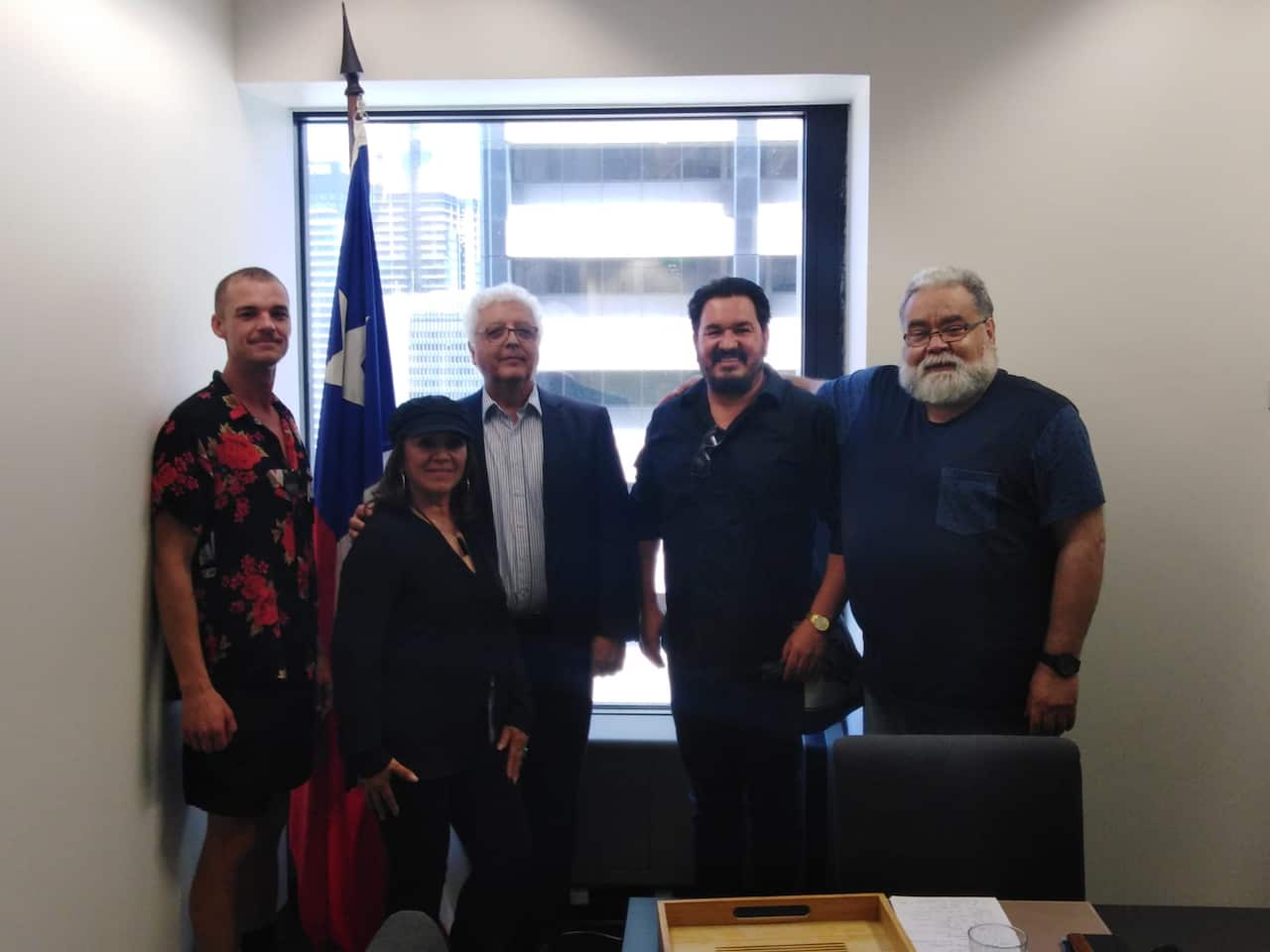 Chilenos solidarios con huelga general en Chile