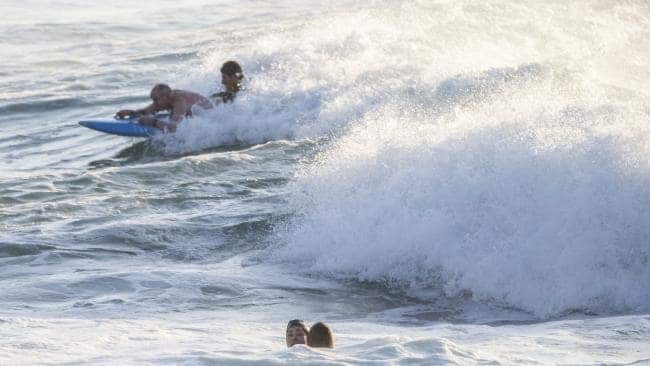 Dramatic life-saving rescue at Bronte Beach, Sydney (Jenny Evans/Getty)