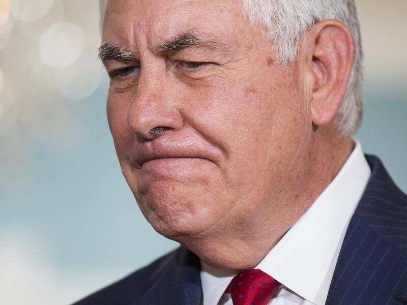 Sacked US Secretary of State Rex Tillerson.