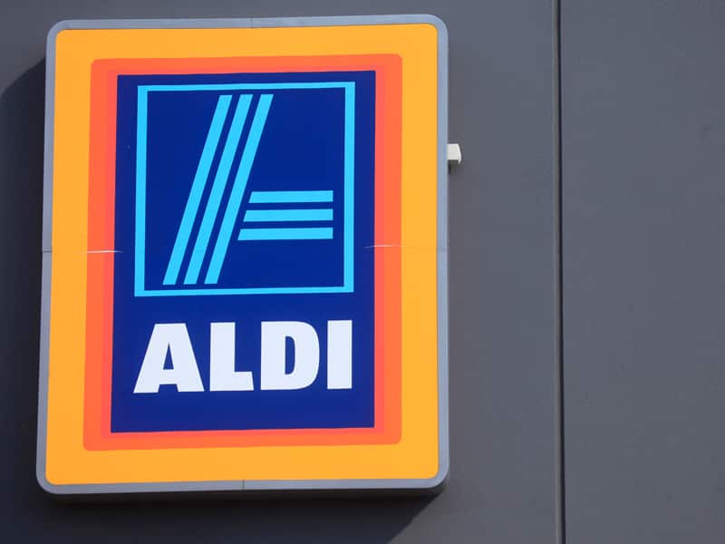 An Aldi sign