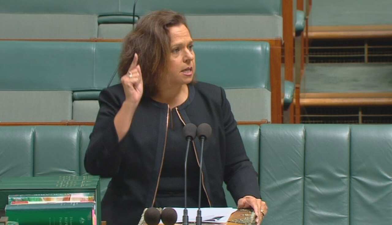 Labor MP Michelle Rowland in the House of Representatives on Monday.