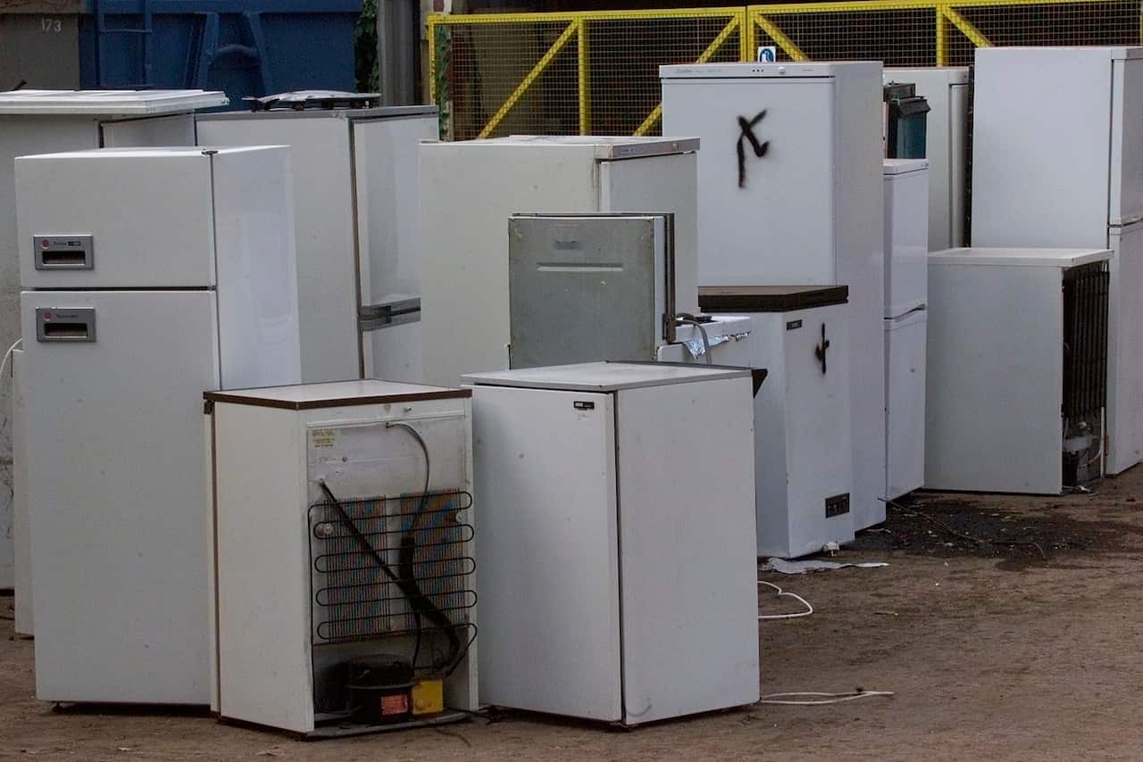 Tough European Union environment rules make it illegal to discard fridges containing CFCs.