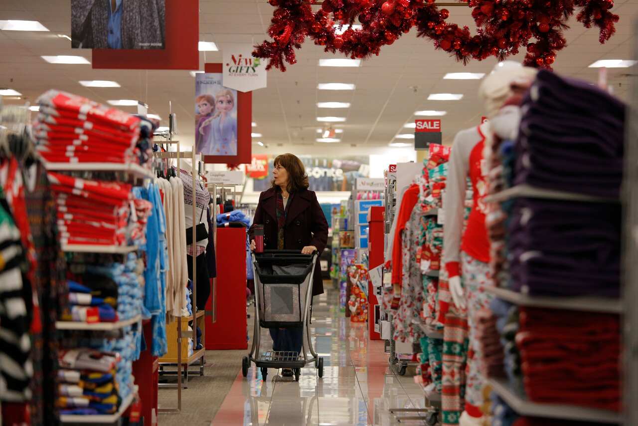 Robin Hazal shops at a Kohl's ahead of Black Friday, Wednesday, Nov. 27, 2019.