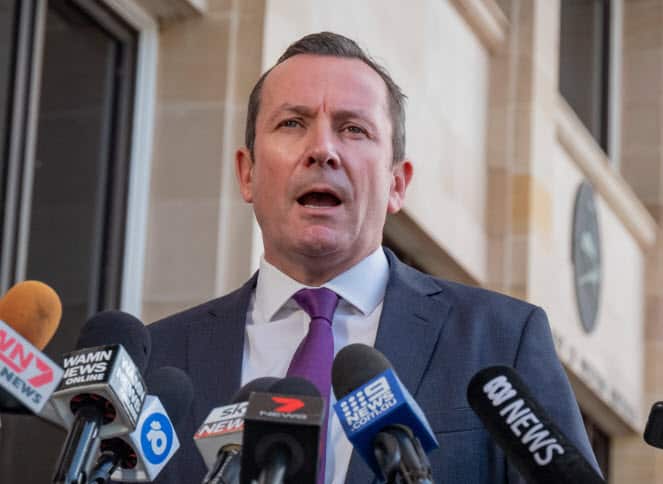 WA Premier Mark McGowan