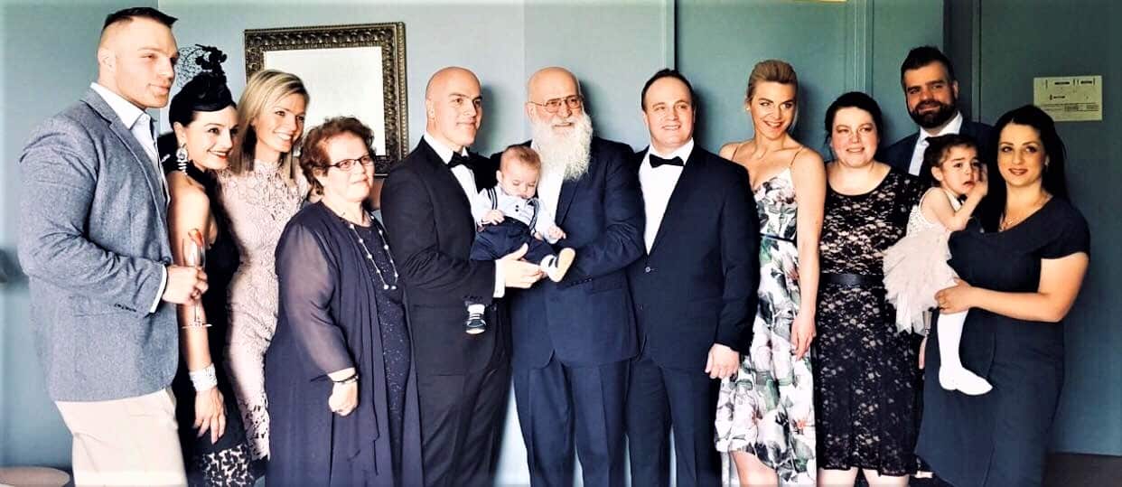 Con Papakonstantinou's family. 