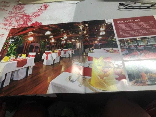 “Fine dining. In your dreams”. Picture: Lynne Ryan