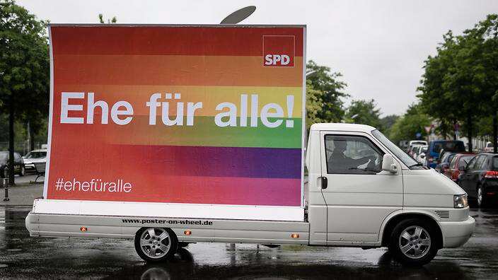 Legalising gay marriage was a major draw card for the SPD. However, Merkel resolved the issue just months before the election