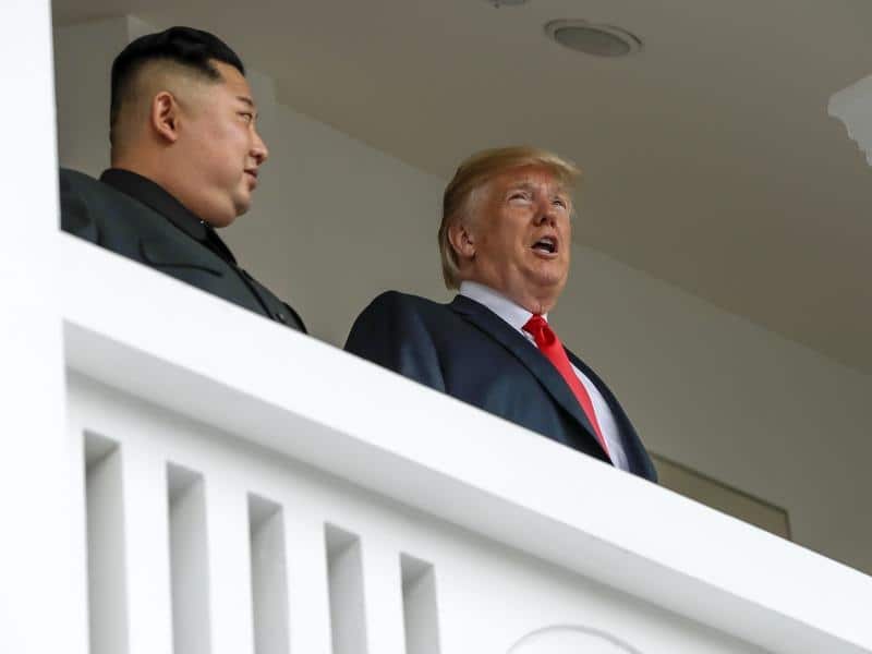 Kim Jong-un and Donald Trump