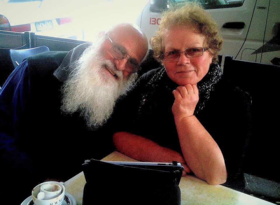 Photographer Con Papakonstantinou with his wife Constantina. 