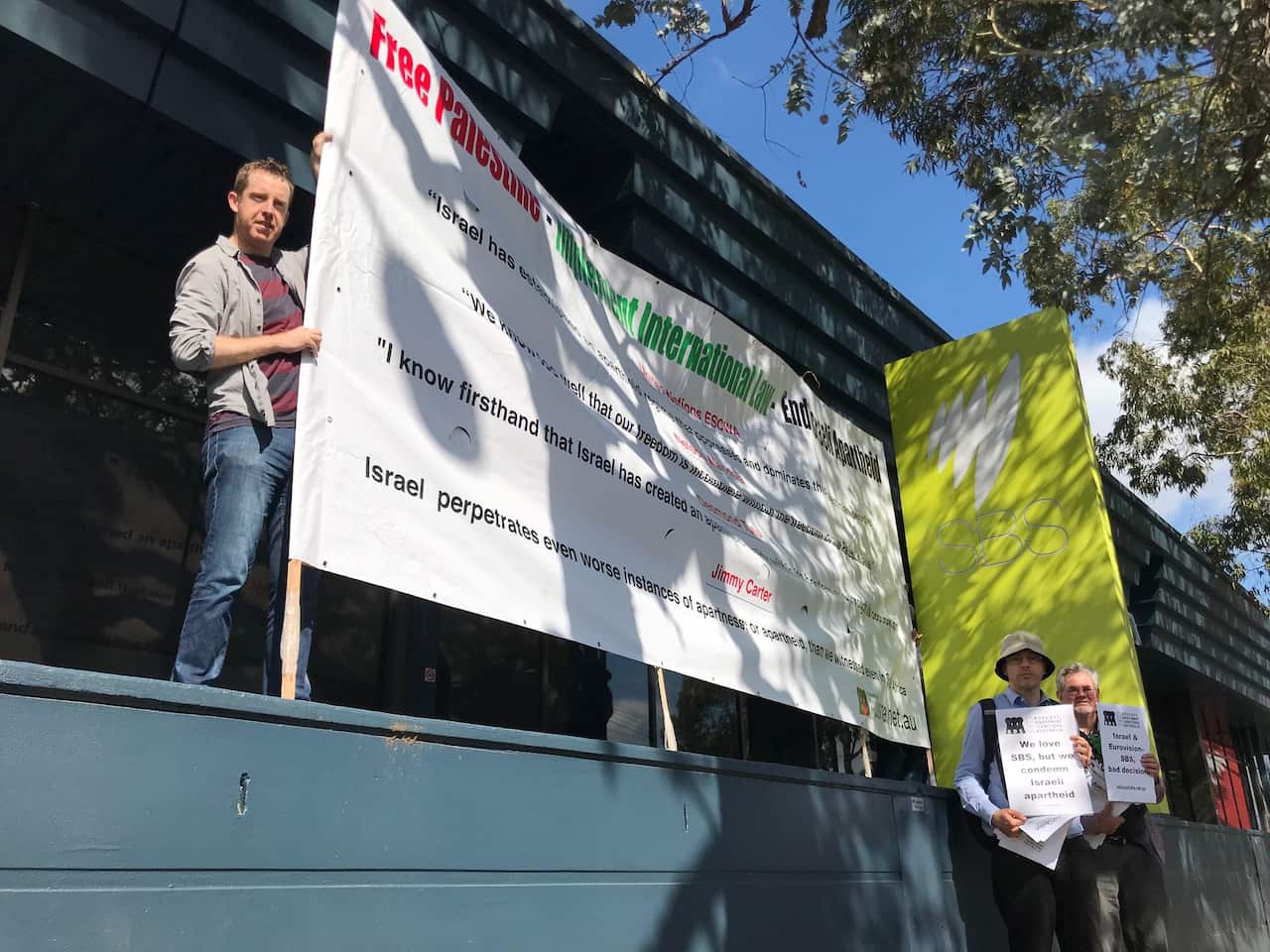 BDS Australia calling for a boycott of Eurovision being held in Israel.