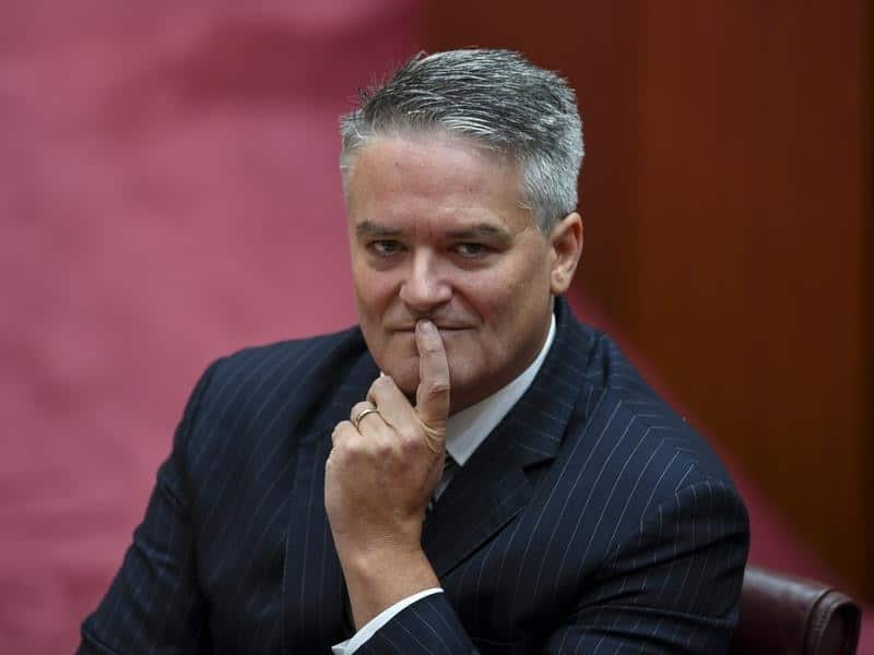 Finance Minister Mathias Cormann took a great deal of questions on notice. 