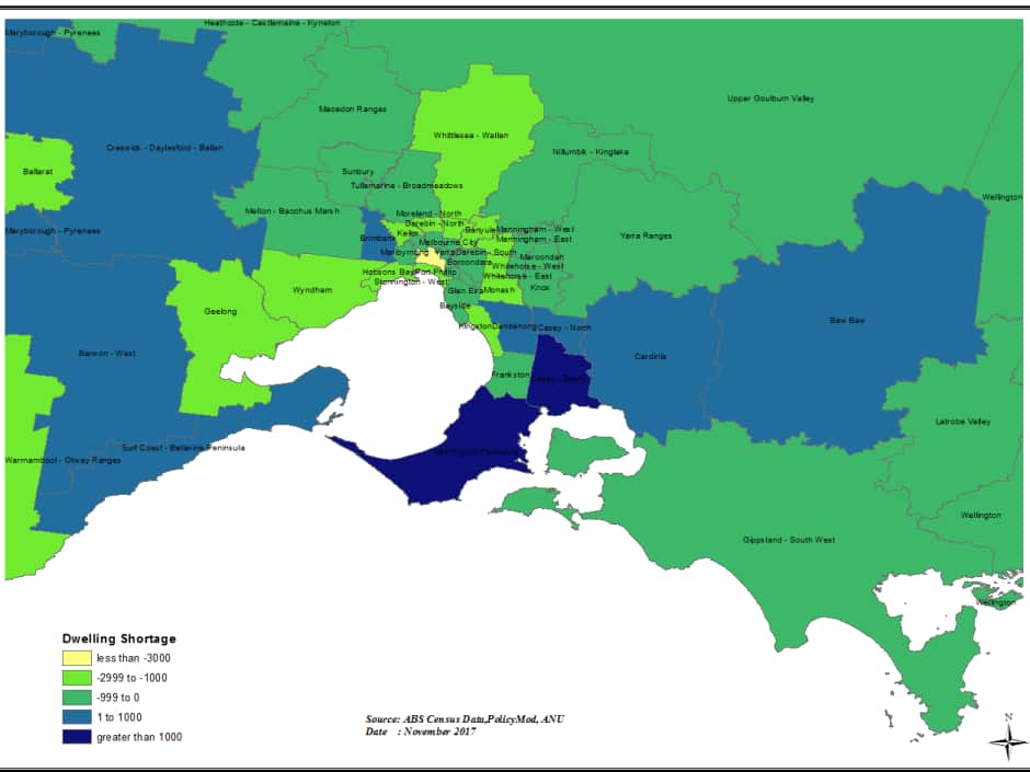 Melbourne supply-demand balance