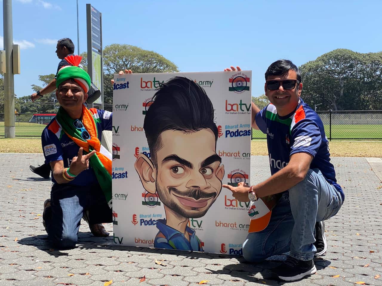 Indian fans outside SCG