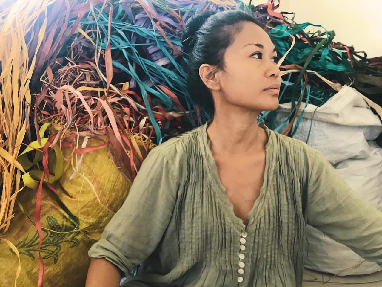 Abaneco, covid-19, kids at home, crafting, banig, 