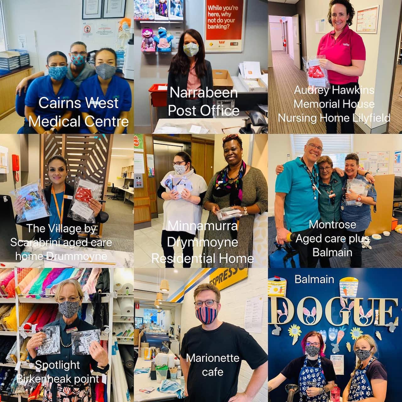 Face masks charity kimono