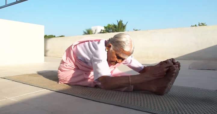 India’s oldest yogini says you’re doing yoga wrong if you’re working up a sweat