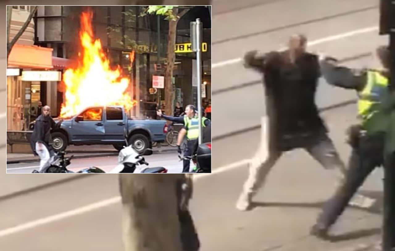 The incident at Bourke Street Mall.