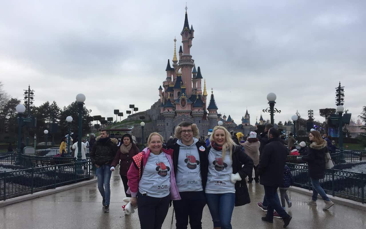 Three Australian travellers overseas.