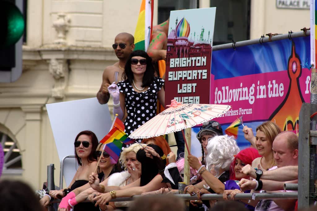 Brighton Pride Parade - Brighton Supports LGBT Russia