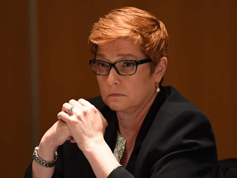 Australia's Defence Minister Marise Payne