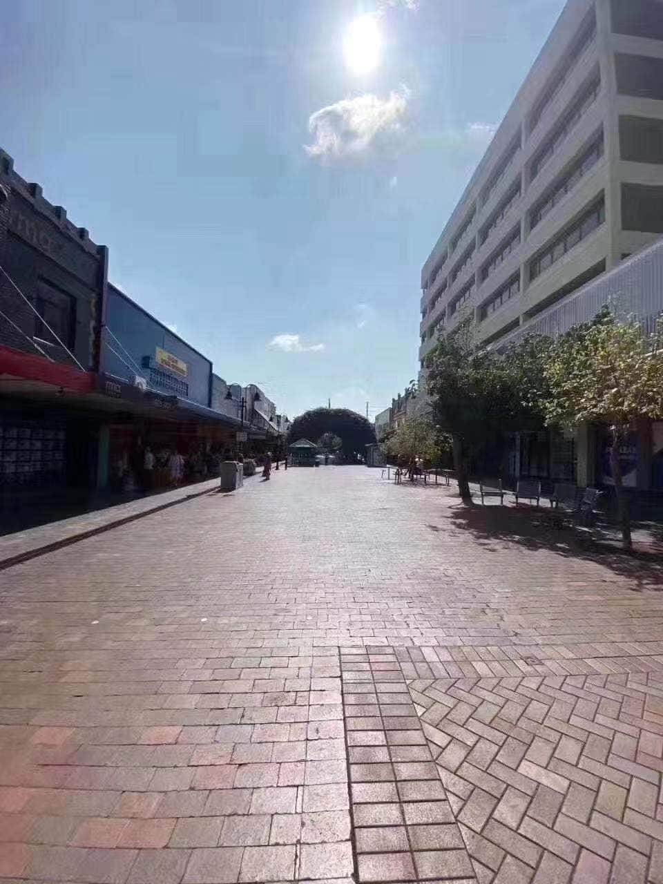 Empty street of Eastwood due to coronavirus concerns
