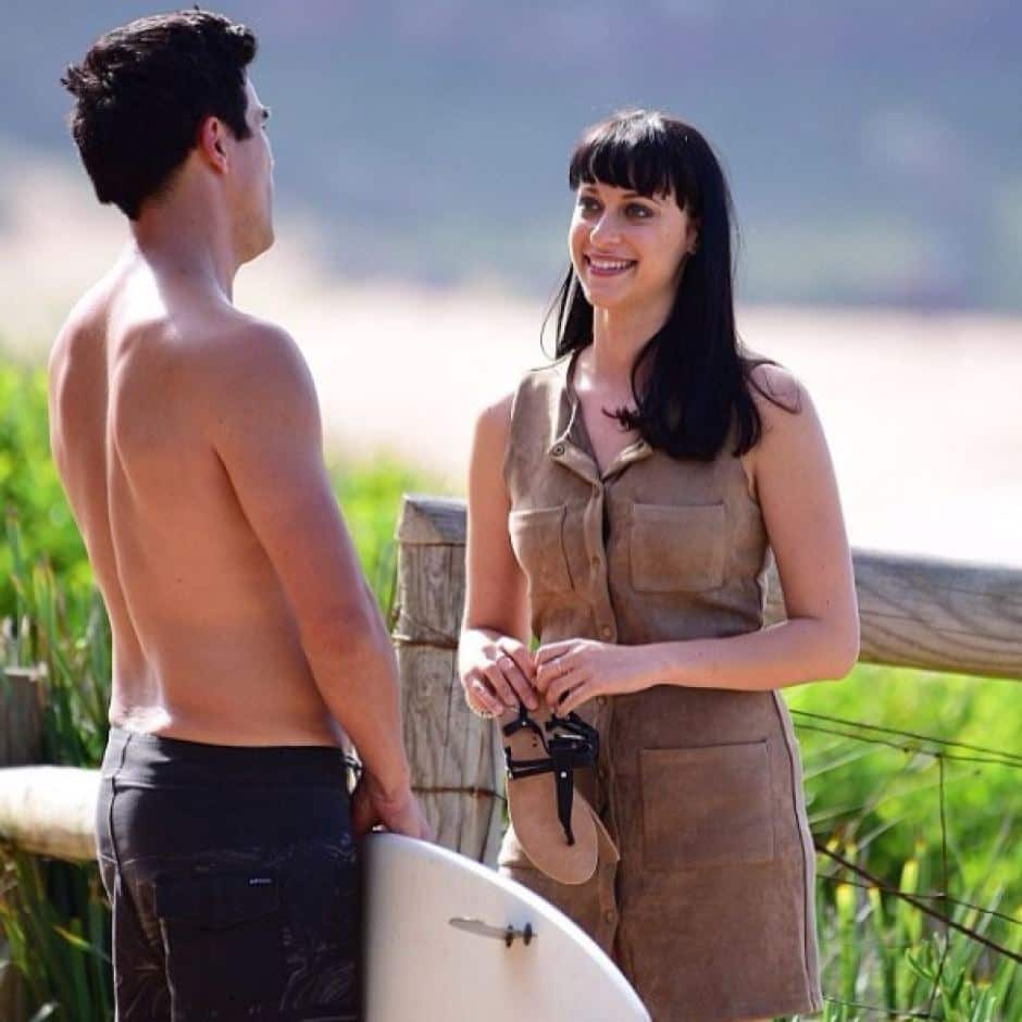 Actress Jessica Falkholt played Hope Morrison in Home and Away. 