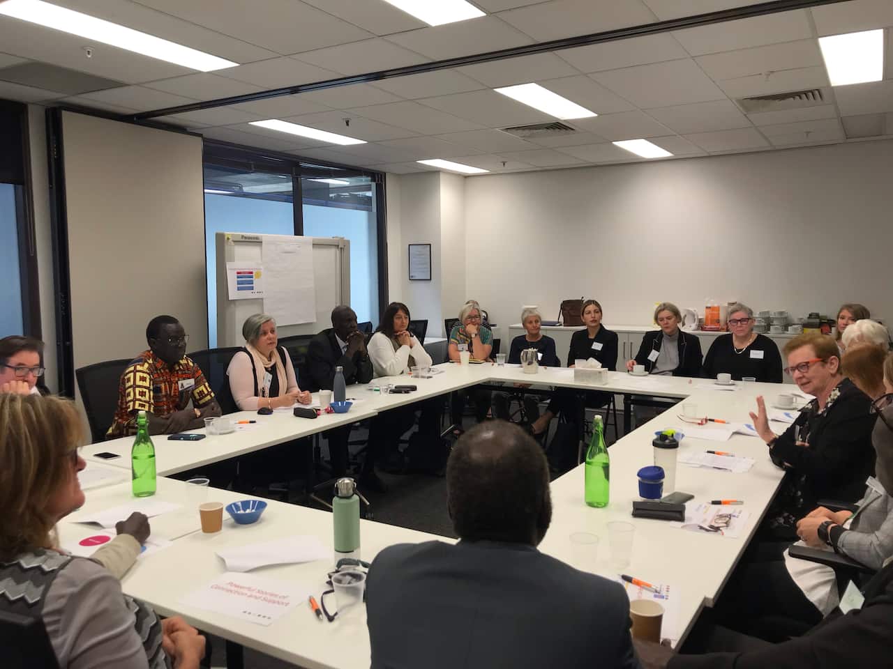 Cultural guides and court staff in training