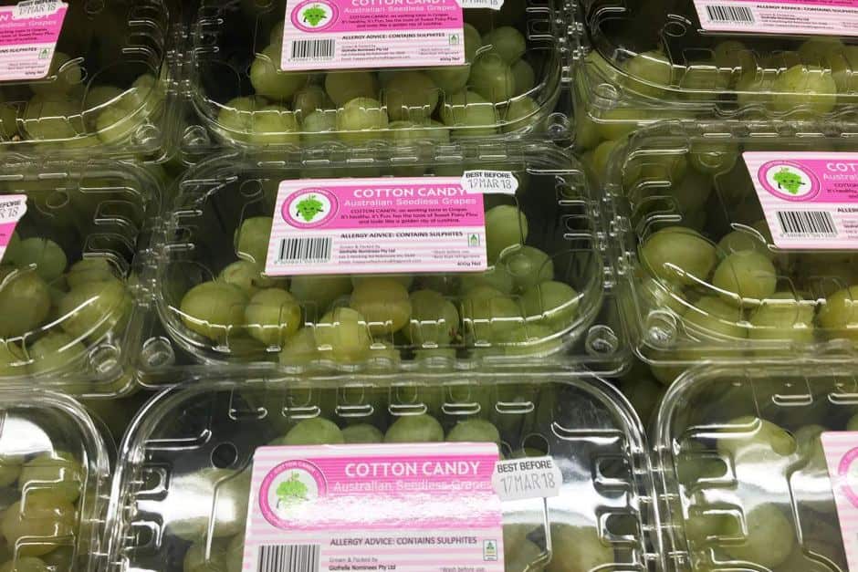 Cotton candy grapes