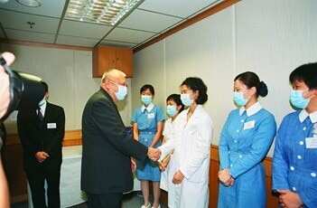 Dr Lily Chiu then chief executive at Princess Margaret Hospital in Hong Kong
