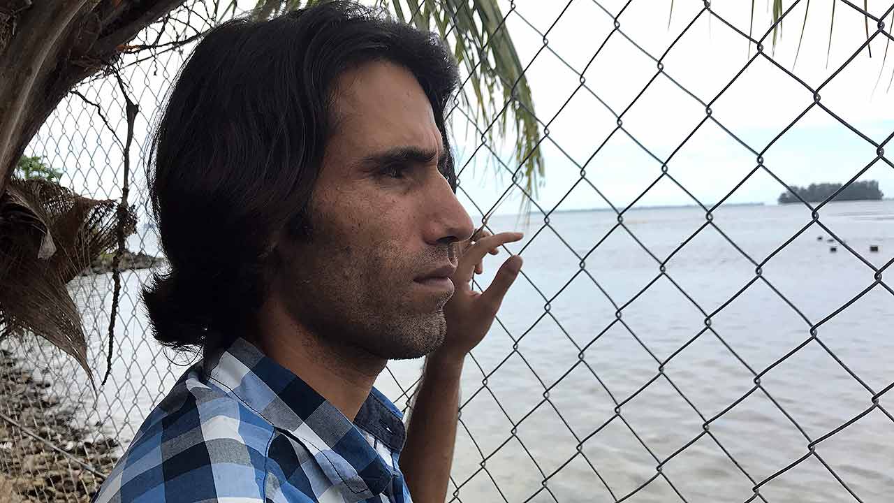 Manus Island refugee Behrouz Boochani.