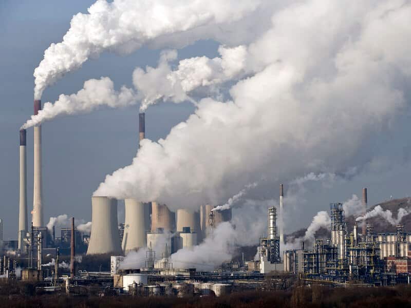 A coal burning power plant in Gelsenkirchen, Germany.