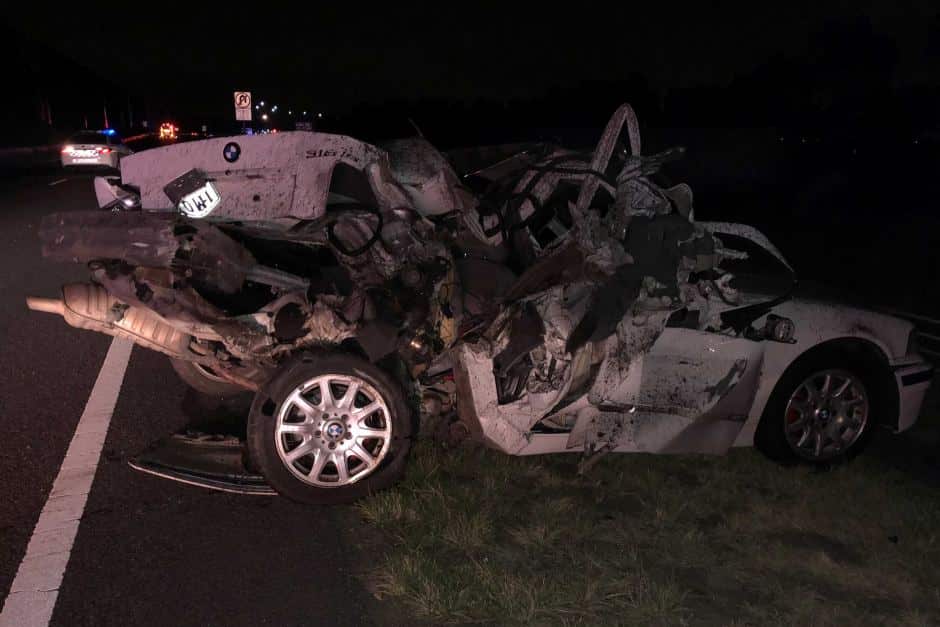 Car crushed in Hume Freeway truck crash