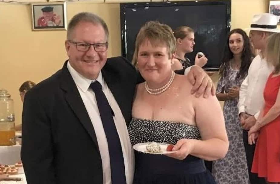 Gavin and Lisa Dallow. Ms Dallow remains in hospital with serious burns.