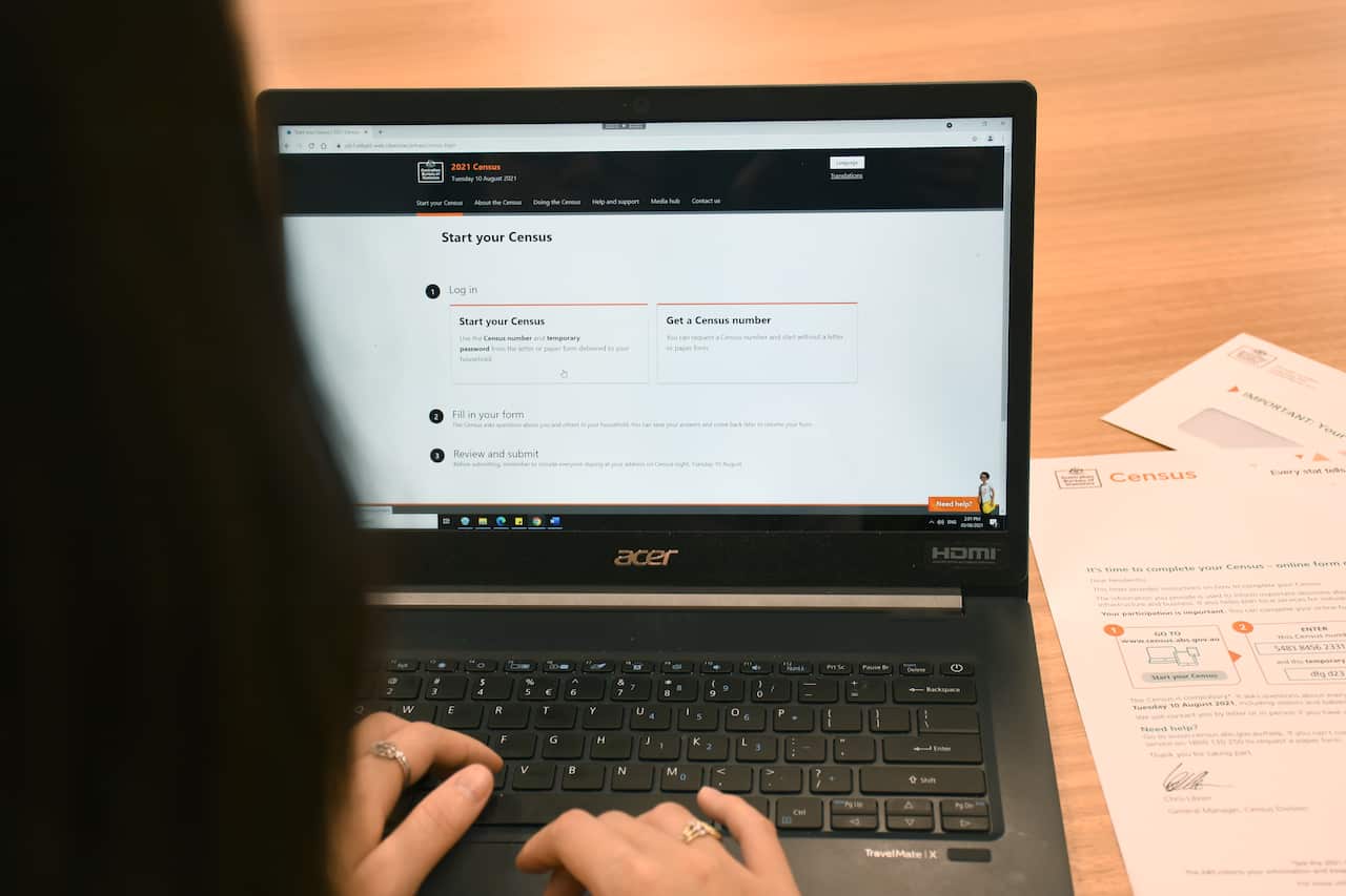 Around 75 per cent of the population are expected to fill out the form online.