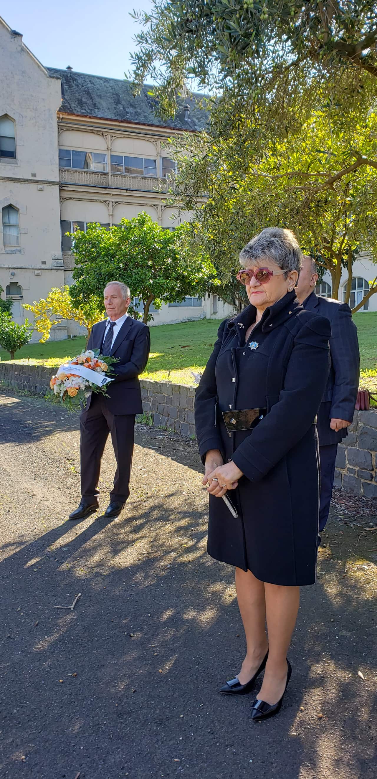 From the commemorative ceramony for the Genocide of the Greek in Pontus, at the "Axion Esti" Monastery in Meblourne's Northcote.