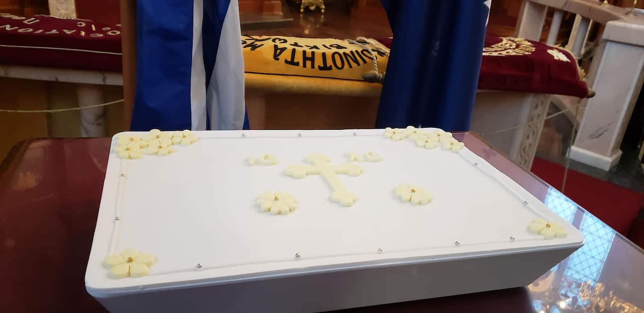 From the commemorative event for the Genocide of the Greeks of Pontus, at the "Axion Esti" Monastery in Melbourne's Northcote.