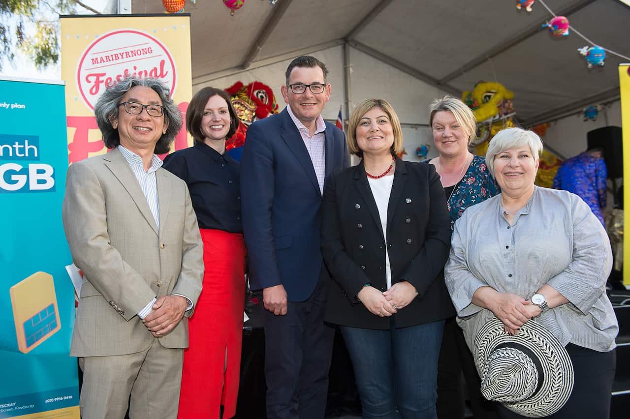 Premier Daniel Andrews made the announcement while attending the Children's Lantern Festival in Footscray.