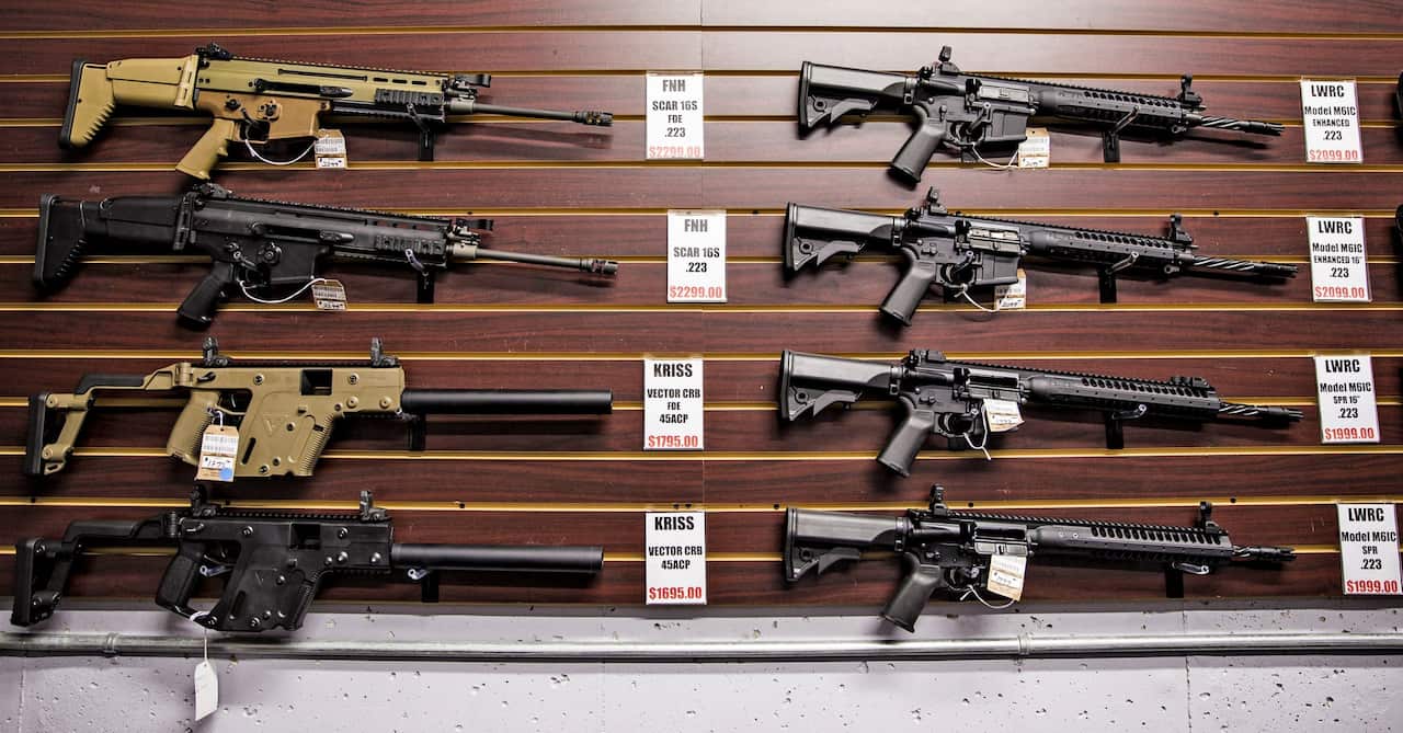 Military-style assault weapons