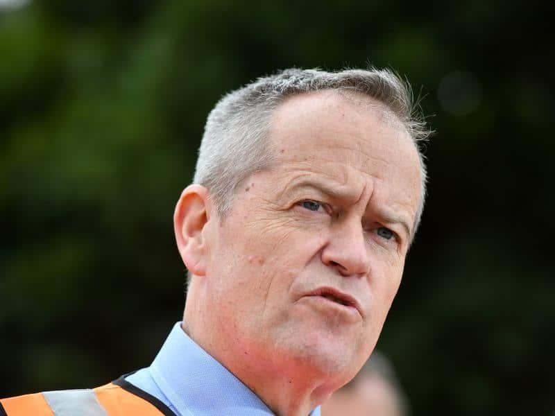 The Leader of the Opposition Bill Shorten
