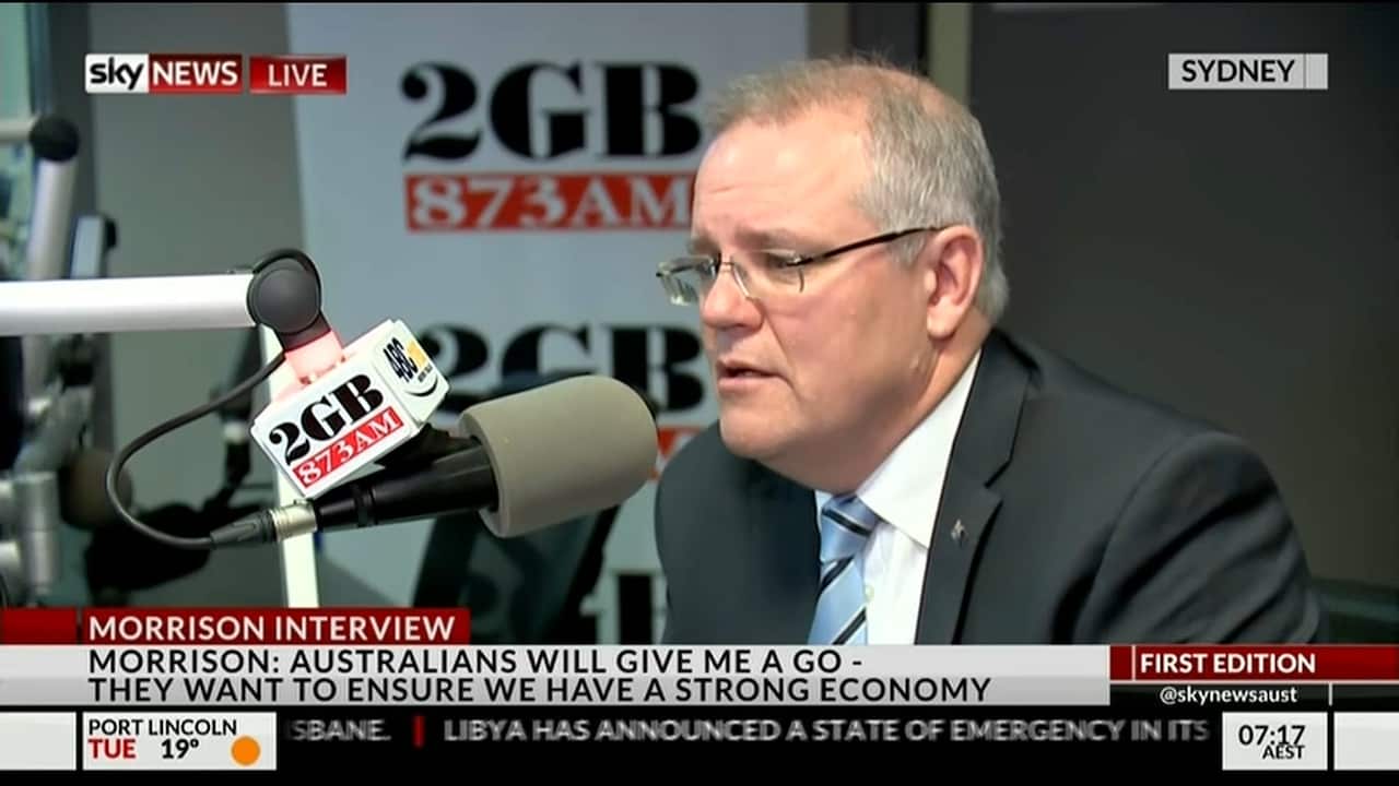 Scott Morrison spoke with 2GB this morning.