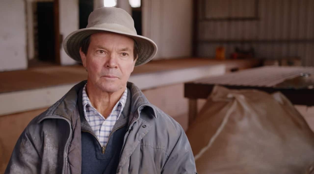 Robert Lee lives on a farm near Orange and is calling for urgent climate action.