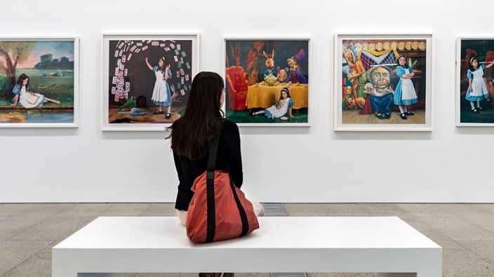 In Melbourne's NGV exhibition "Olympia".