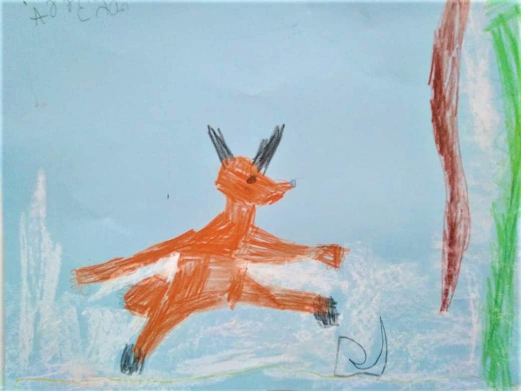 Ζωγραφιές από παιδιά του 28ου Νηπιαγωγείου στον δήμο Κάτω Πολεμίδια της επαρχίας Λεμεσού στην Κύπρο.